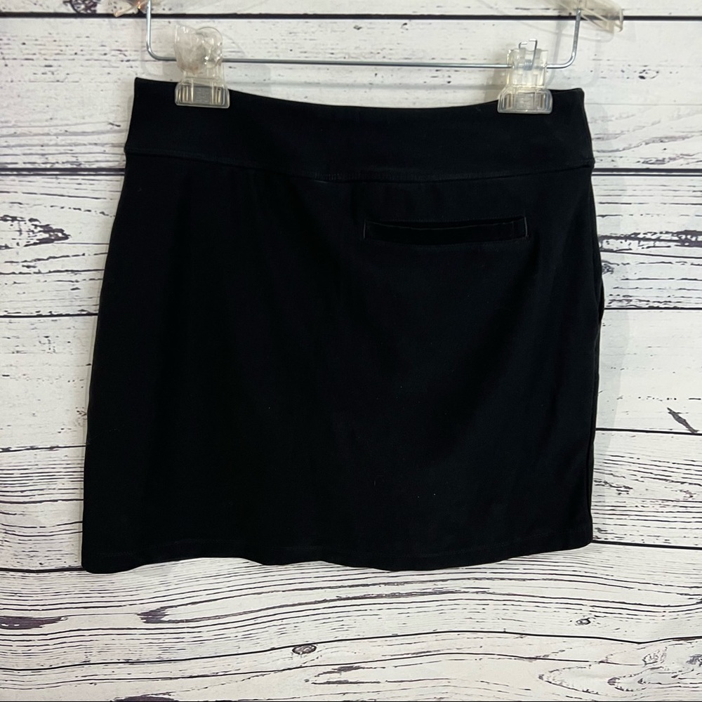 Nike Women's Tournament Knit Golf Skort XS skirt black swoosh - Picture 3 of 6